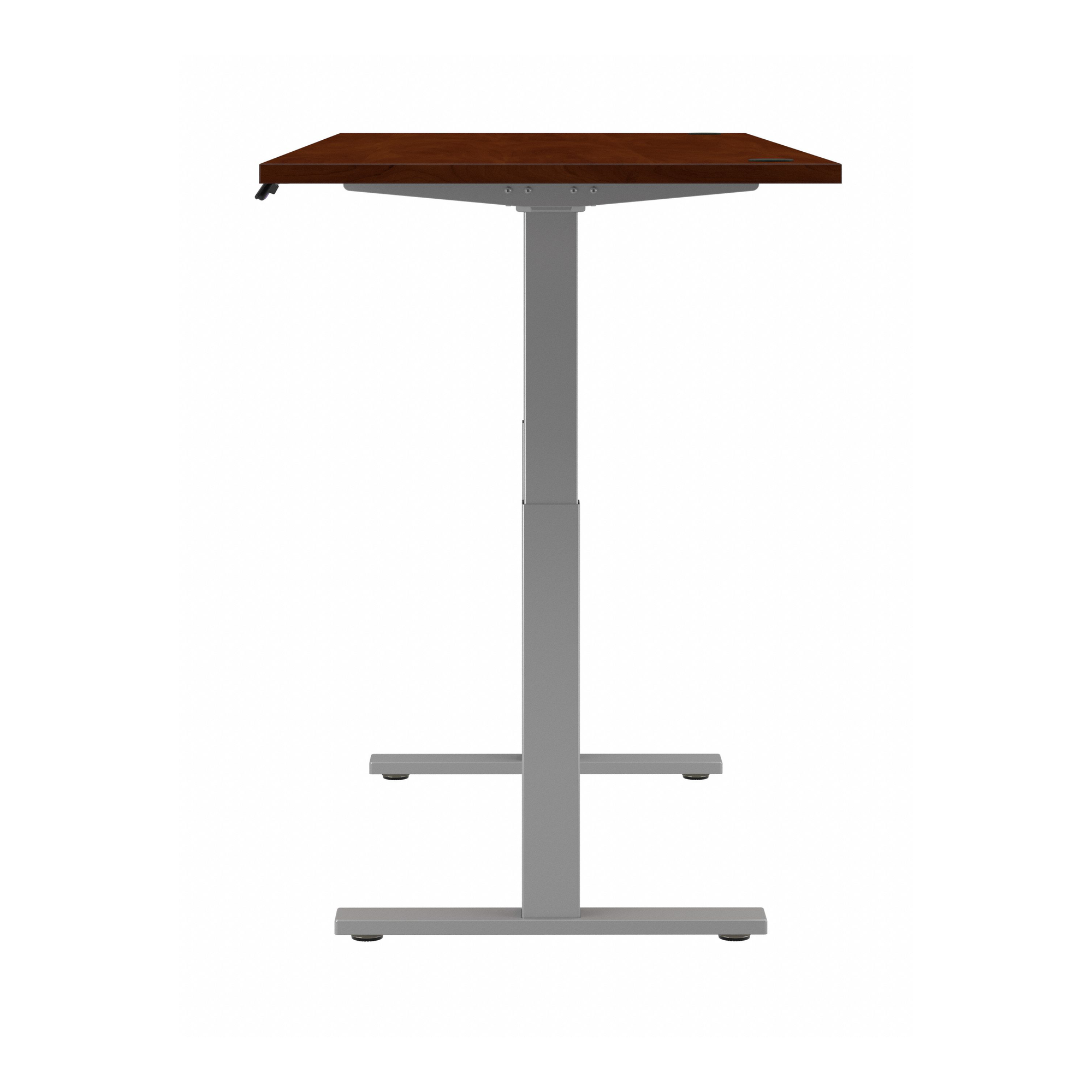 72" Modern Standing Office Desk in Hansen Cherry with Metallic Base