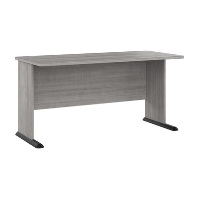 60" Rugged Modern Office Desk in Platinum Gray