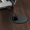 Black Walnut 72" Modern Office Desk with Mobile Pedestal