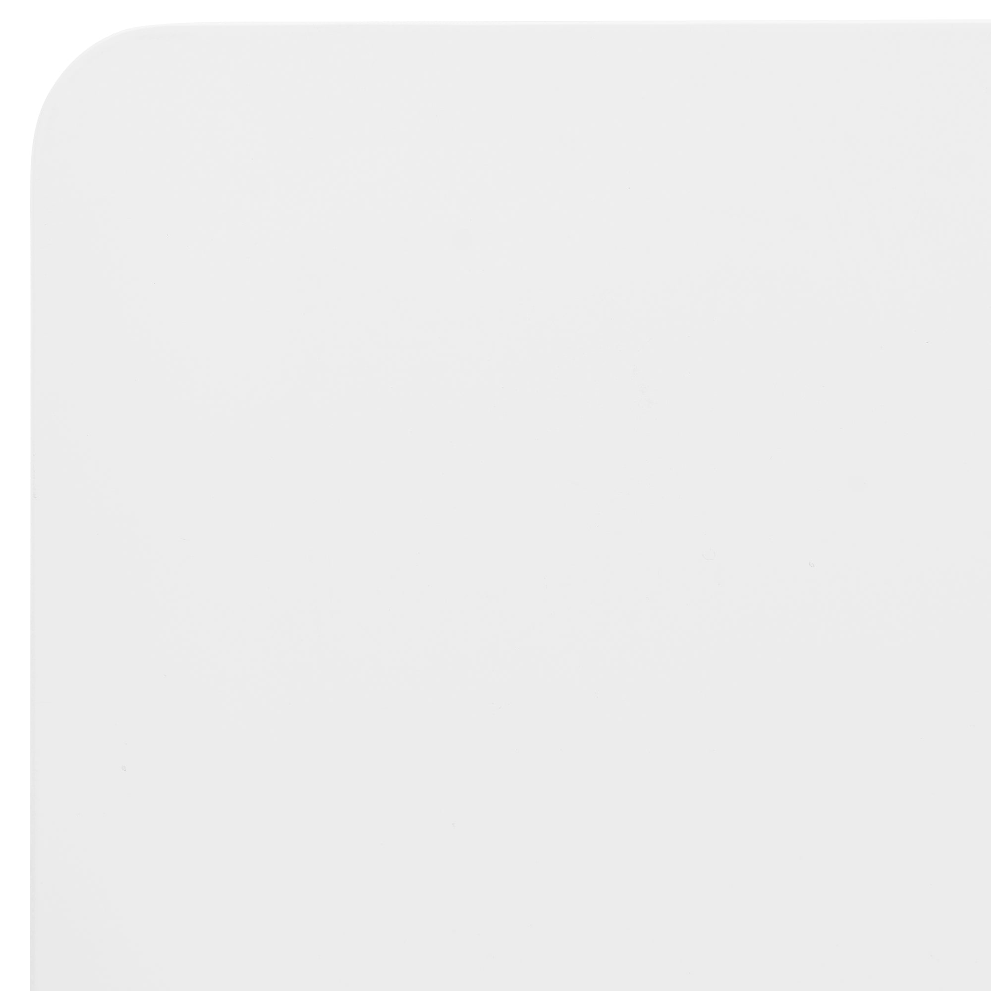 Scandinavian 79" Office Desk with Matte White Lacquer Top & Beech Wood Base