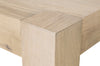 71" - 102.5" Extendable Light Oak Table