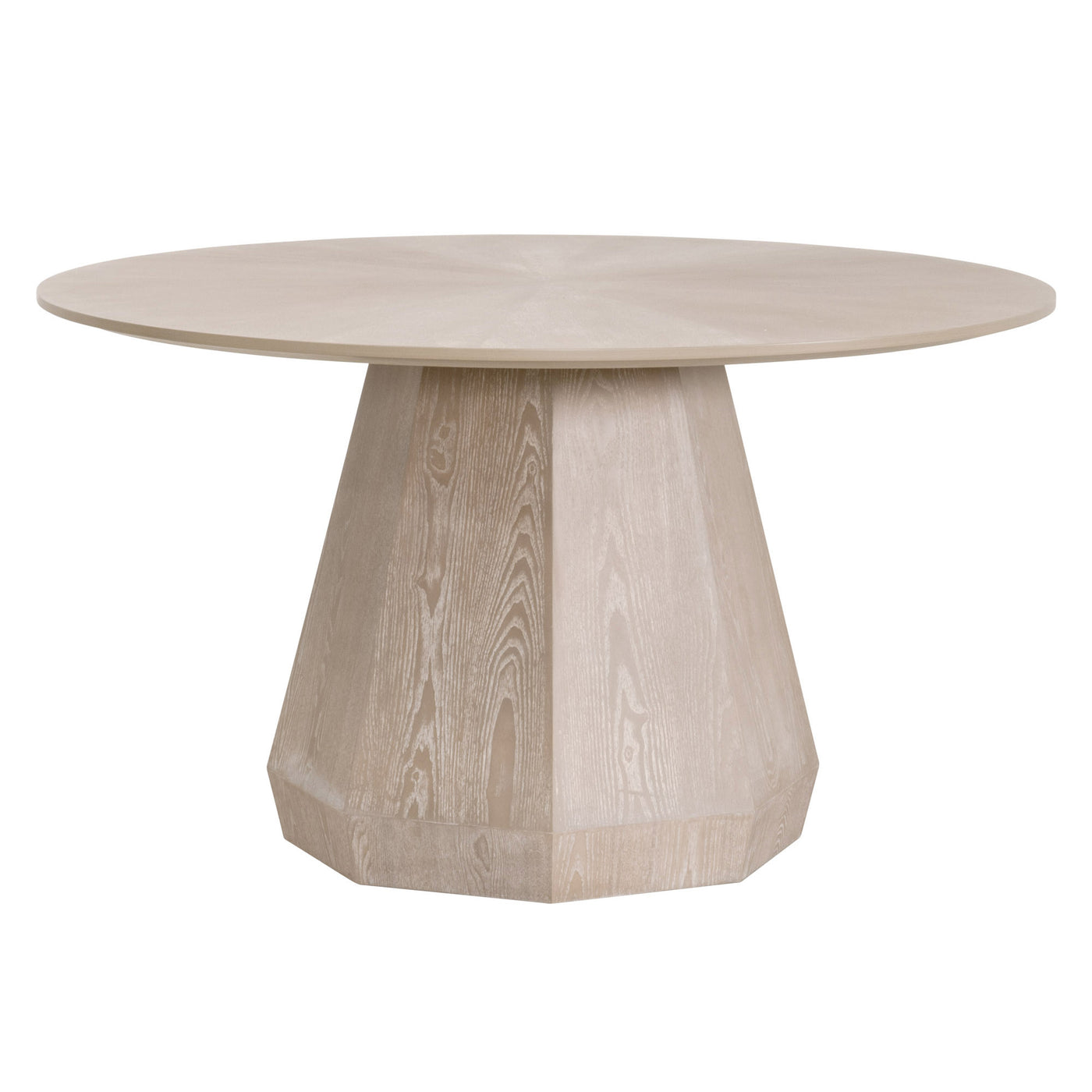 Natural Gray Ash 54" Ash Circular Meeting Table