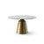 Gold Stainless Steel Base Round Meeting Table