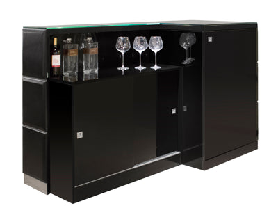 Bar Counter in White Lacquer or Wenge