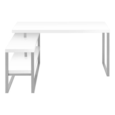 L-Shaped 60" Corner Desk with Storage