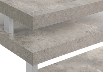 L-Shaped 60" Grey Corner Desk with Storage