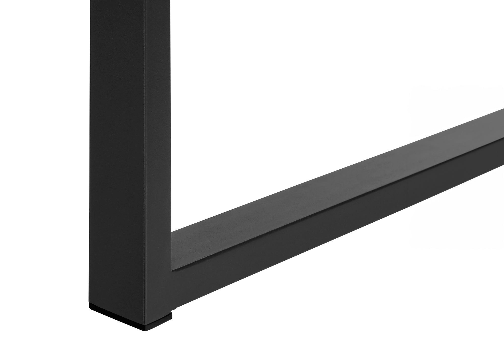 Contemporary 47" Black Computer Desk with Storage Cabinets