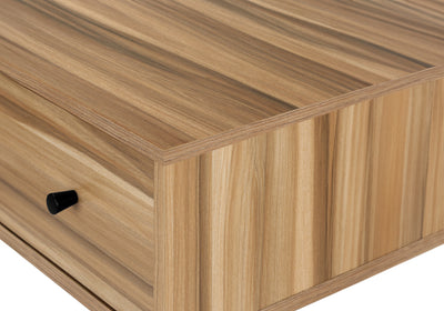 Brown 47" Industrial-Style Contemporary Computer Desk with Storage