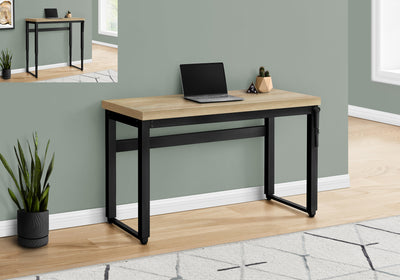 Adjustable Height 47" Natural Home Office Desk