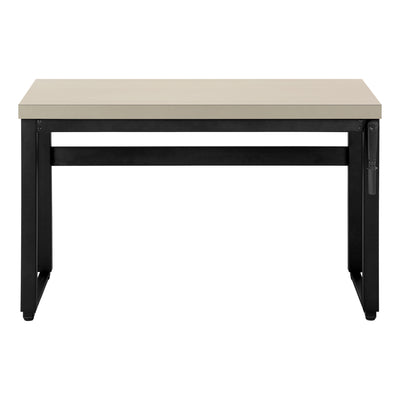 Taupe Adjustable Height 47" Home Office Desk