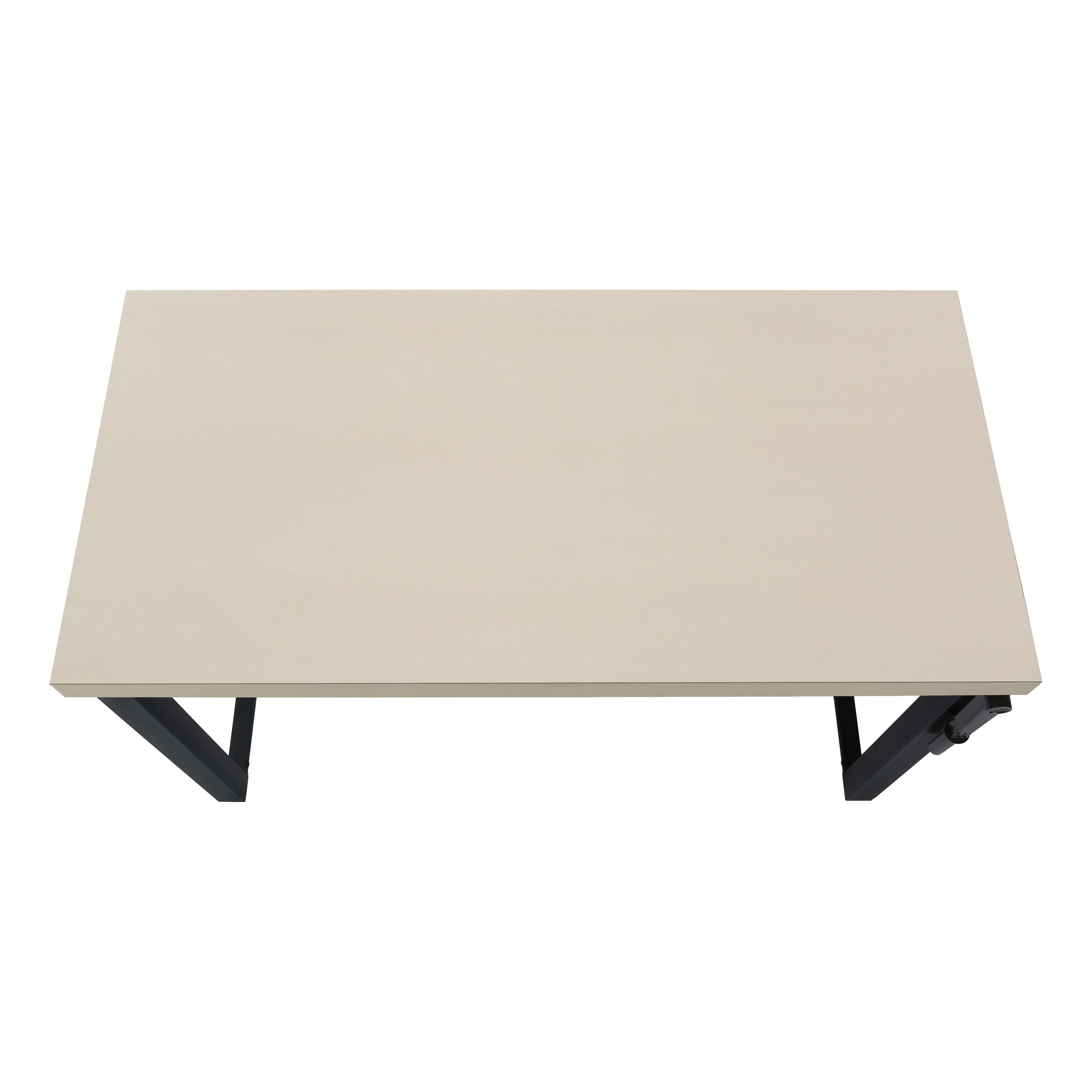 Taupe Adjustable Height 47" Home Office Desk