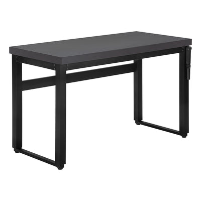 Adjustable Height 47" Grey Home Office Desk
