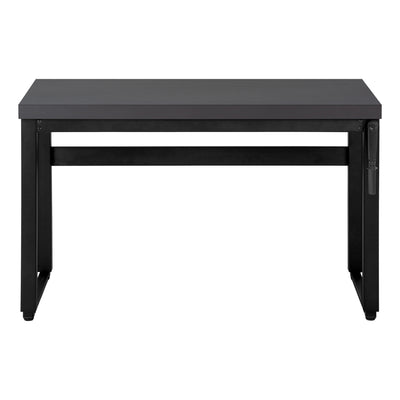 Adjustable Height 47" Grey Home Office Desk