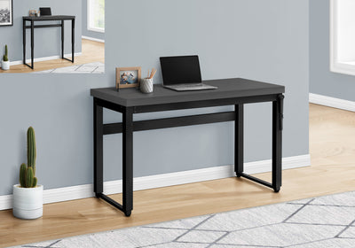 Adjustable Height 47" Grey Home Office Desk