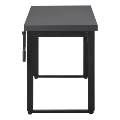 Adjustable Height 47" Grey Home Office Desk