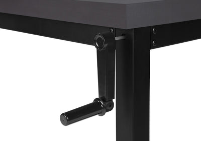 Adjustable Height 47" Grey Home Office Desk