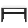 White Adjustable Height 47" Home Office Desk