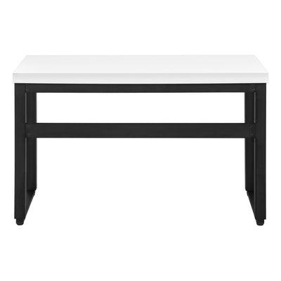 White Adjustable Height 47" Home Office Desk