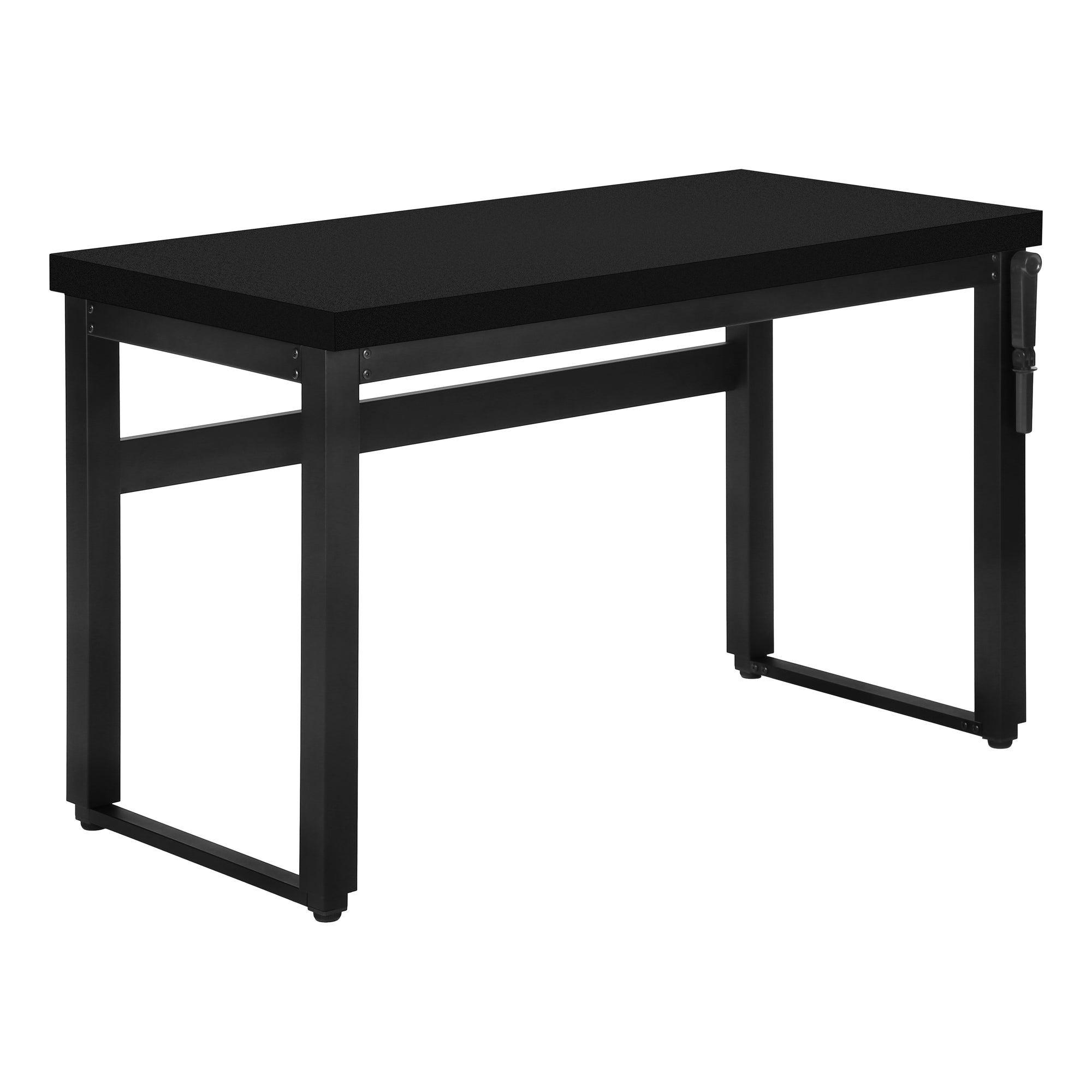 Black Adjustable Height 47" Home Office Desk