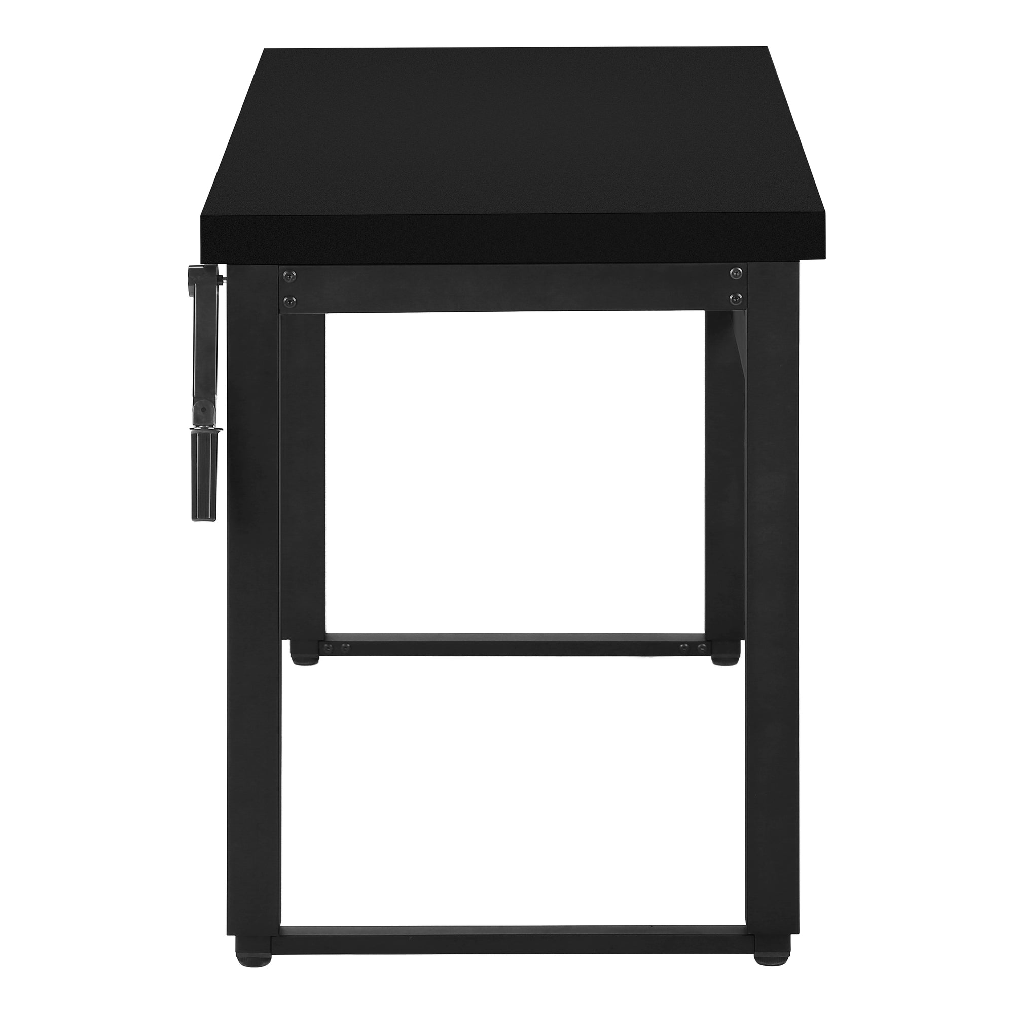 Black Adjustable Height 47" Home Office Desk