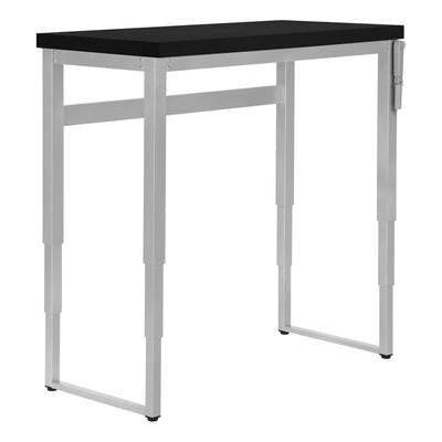 Black and Grey Adjustable Height 47" Home Office Desk