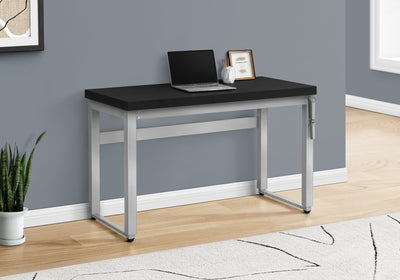 Black and Grey Adjustable Height 47" Home Office Desk