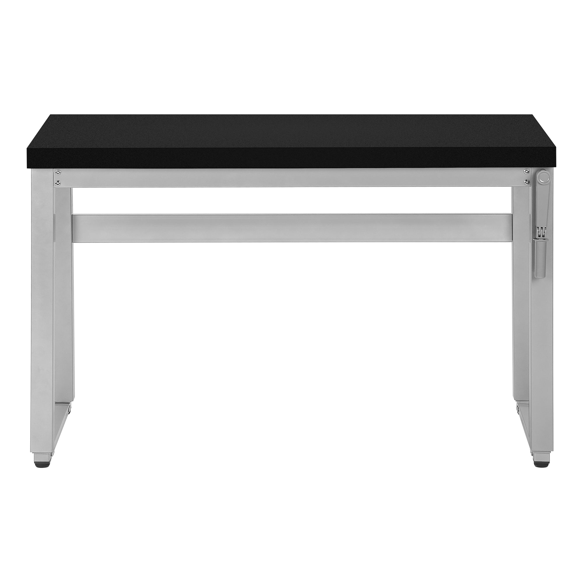Black and Grey Adjustable Height 47" Home Office Desk