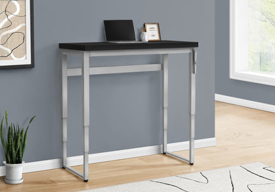 Black and Grey Adjustable Height 47" Home Office Desk