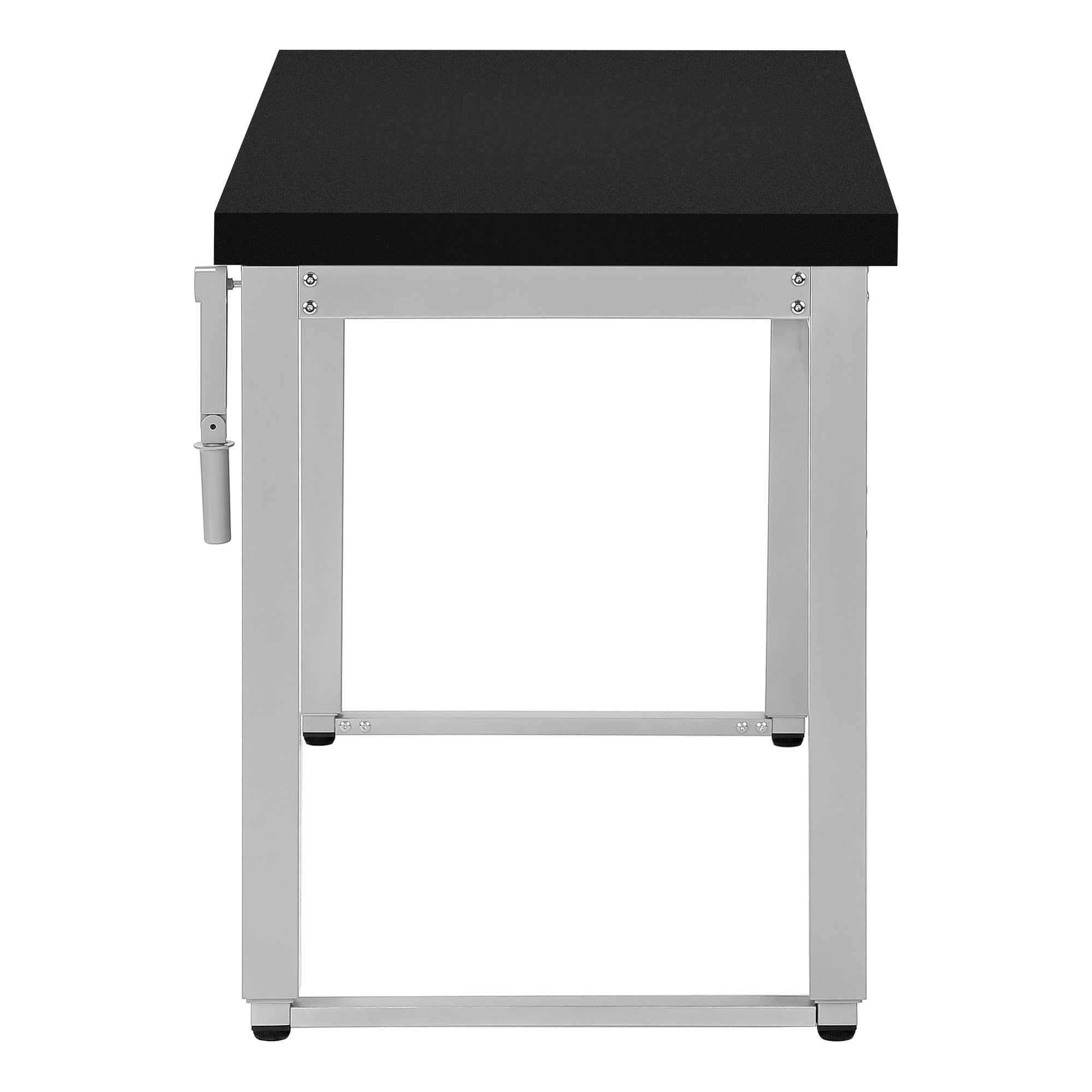 Black and Grey Adjustable Height 47" Home Office Desk