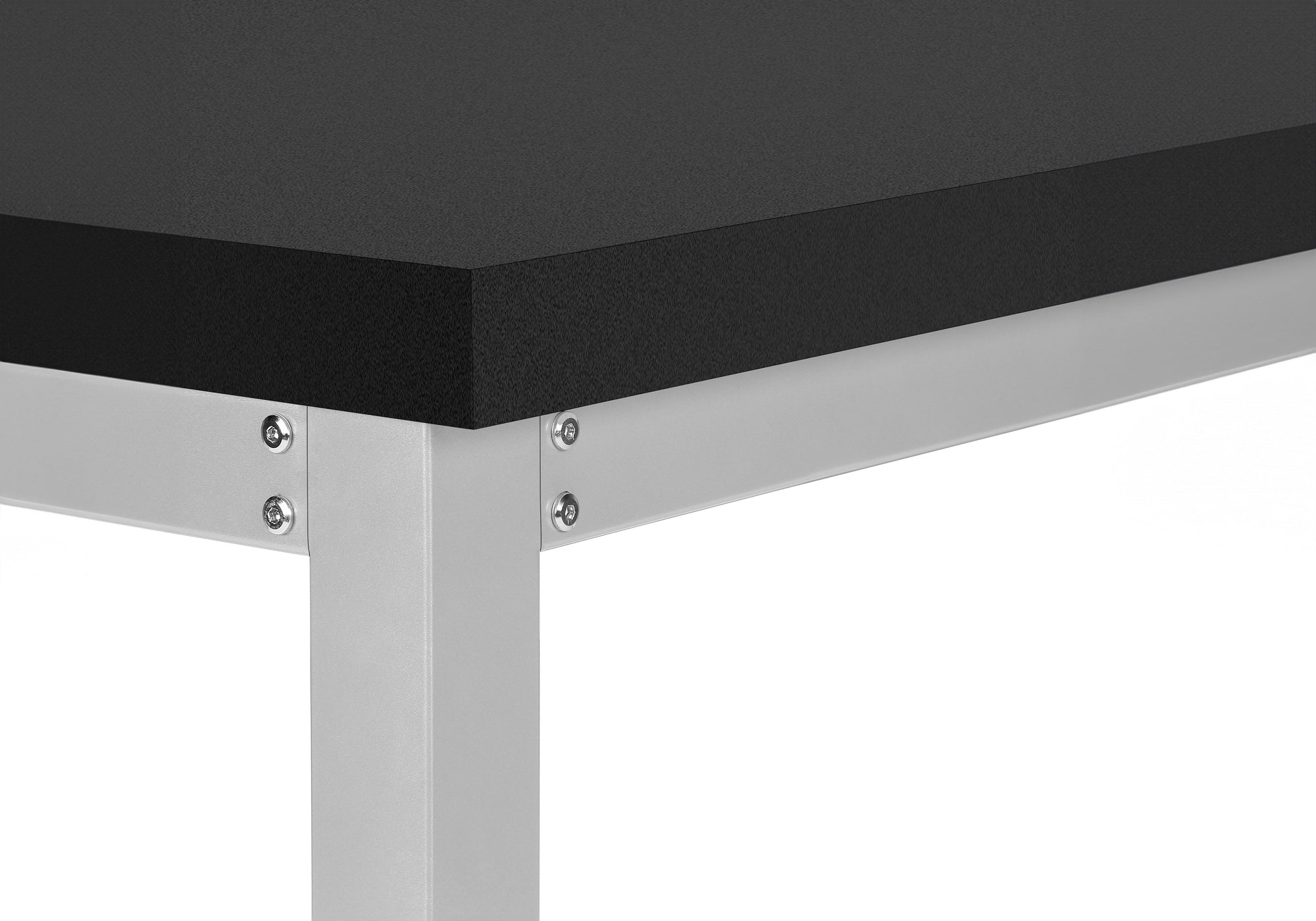 Black and Grey Adjustable Height 47" Home Office Desk