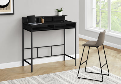 Black Standing Height 47" Computer Workstation