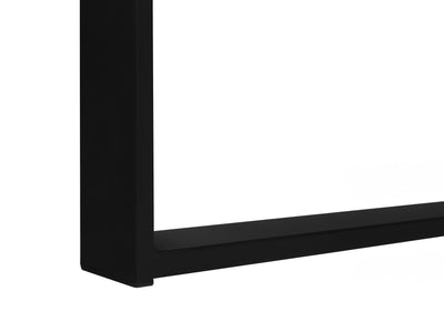 72" Espresso and Black Executive L-Shaped Desk