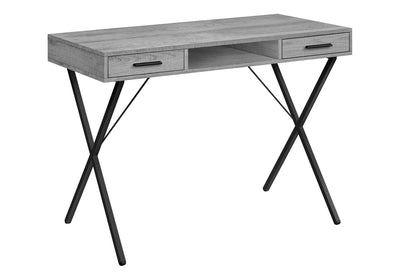 Grey 42" Trestle Workstation with Storage