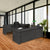 Premium Ash Gray U-shaped Desk with Locking Pedestal & Wire Management
