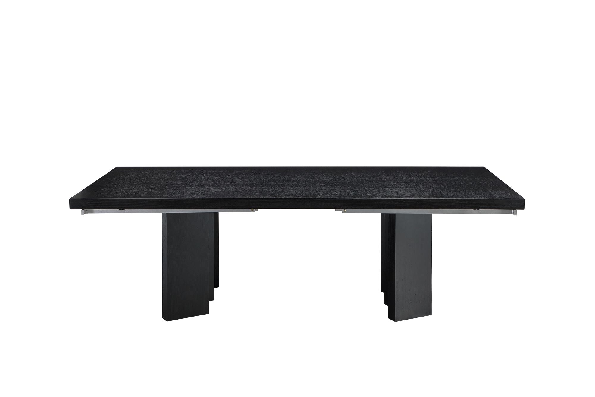 Modern Extending Wenge Conference Table with Distinctive Legs (94-134" W)