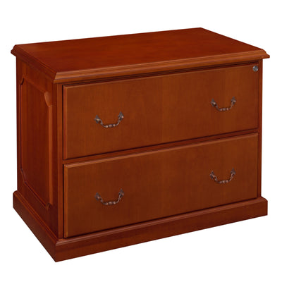 Prestige Collection Premium 36" Locking Lateral File in Hand-Rubbed Cherry