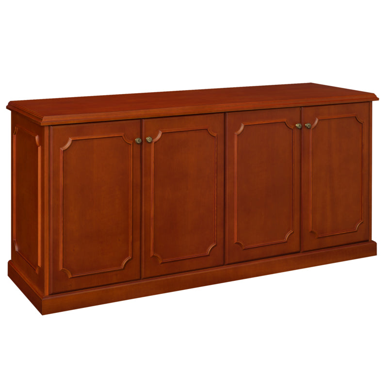 72" Premium Storage Credenza in Cherry Finish