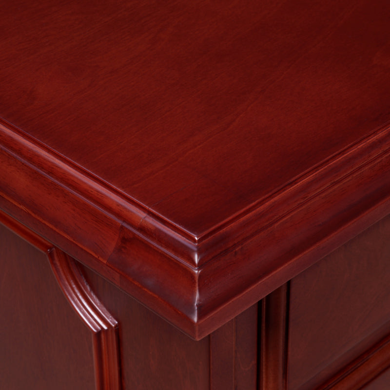Prestige Collection Premium 36" Locking Lateral File in Hand-Rubbed Mahogany