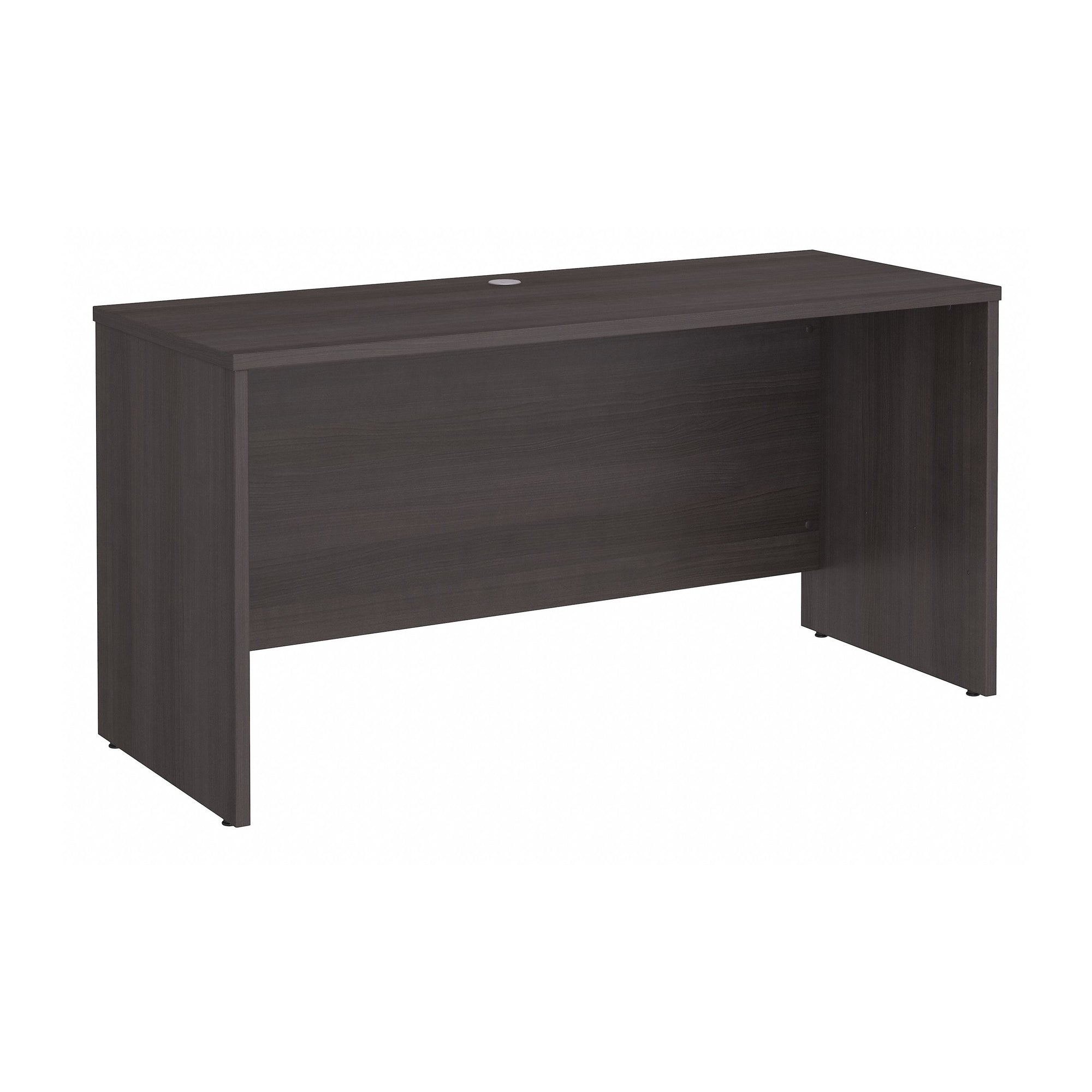 60" Premium Modern Office Desk with Privacy Panel in Storm Gray