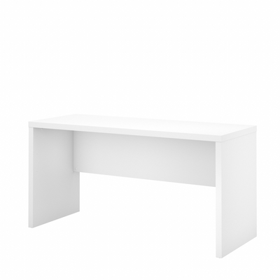 60" Modern Premium Office Desk in Pure White