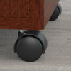 Premium Mahogany 60" Modern Office Desk with 3-Drawer Mobile Pedestal