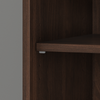 36" Modern Tall Bookcase in Black Walnut