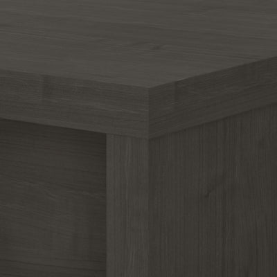 32" Modern Premium Bookcase in Charcoal Maple