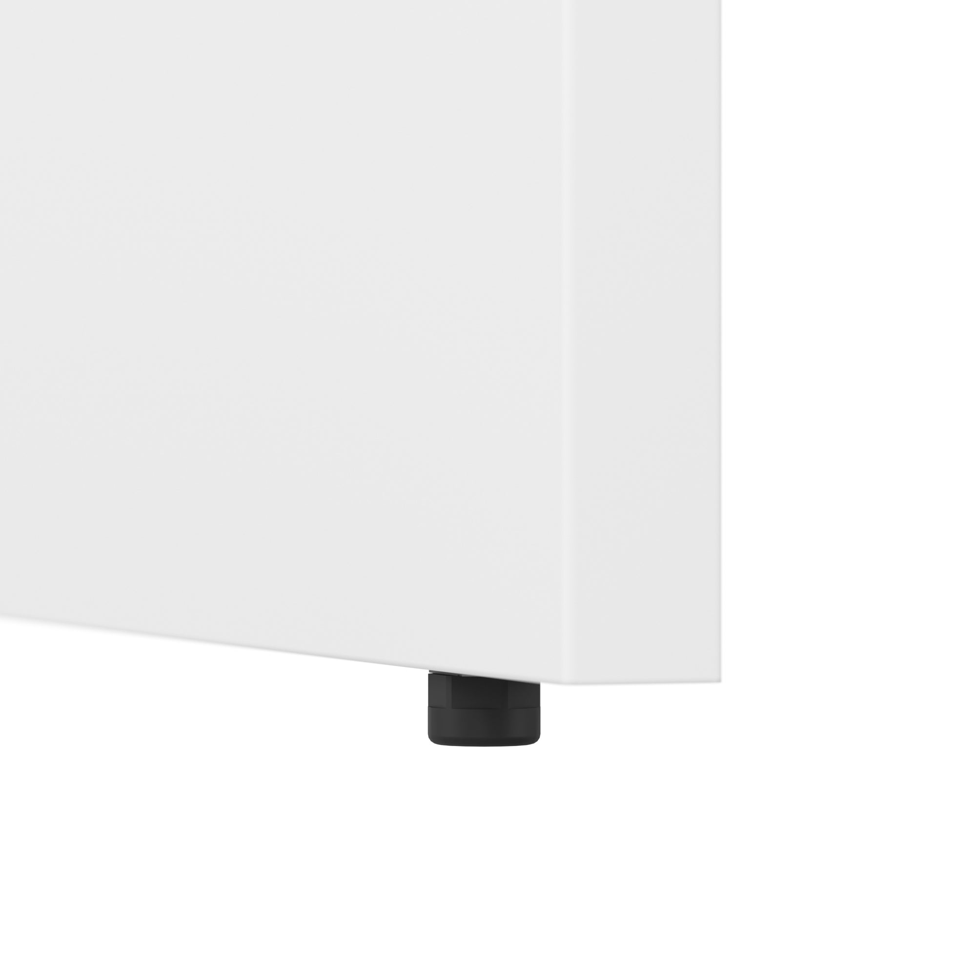 72" Premium Modern Office Desk with Privacy Panel in White