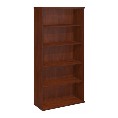 36" Modern Tall Bookcase in Hansen Cherry