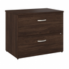 36" Pre-Assembled 2-Drawer Lateral File Cabinet in Black Walnut