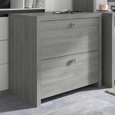 60" Modern Narrow Office Desk in Modern Gray
