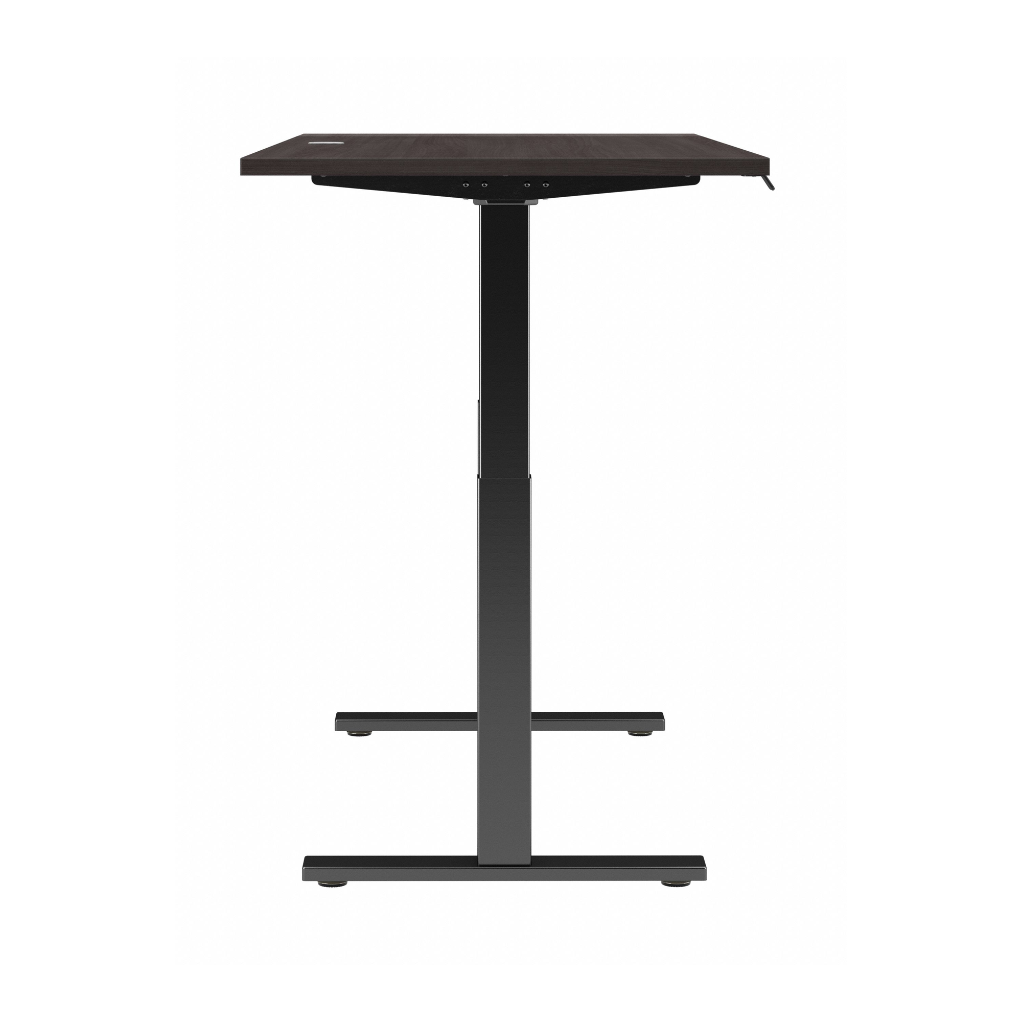 60" Modern Adjustable Standing Office Desk in Storm Gray with Black Base