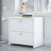 72" Standing Office Desk in White with Metallic Base