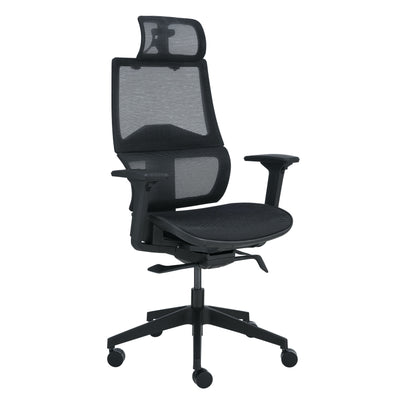 Ergonomic High Back Office Chair with Mesh Seat & Headrest